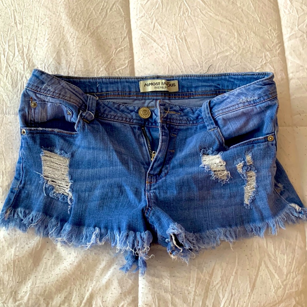 jean short shorts
